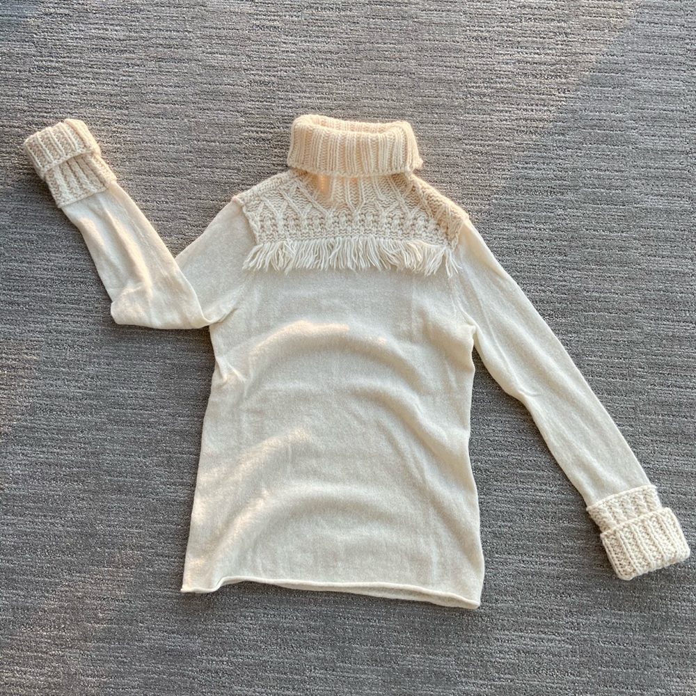 Tory Burch off white sweater